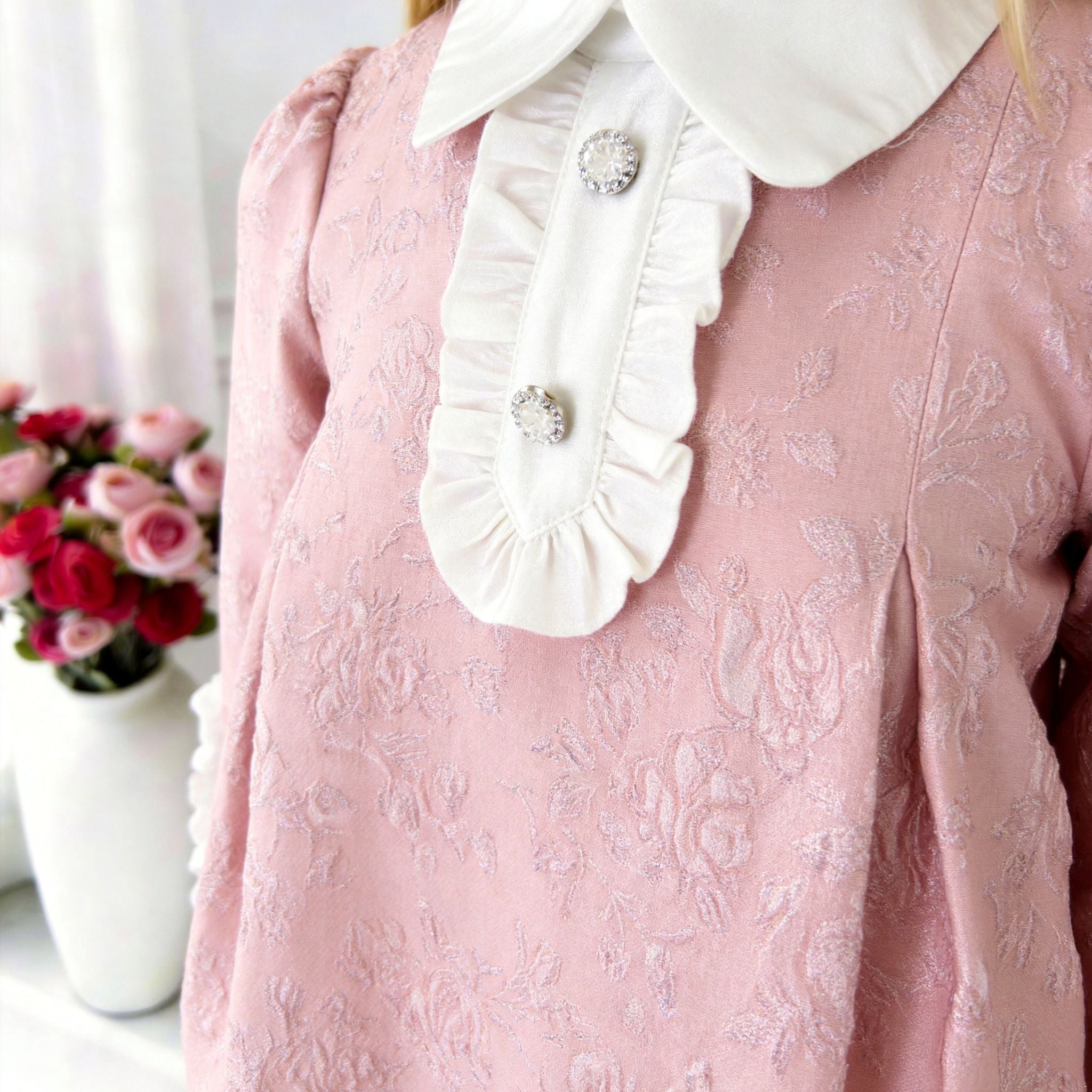 Aveline Tailored Set – Elegant Girls Blouse & Trousers Set (RG7760)