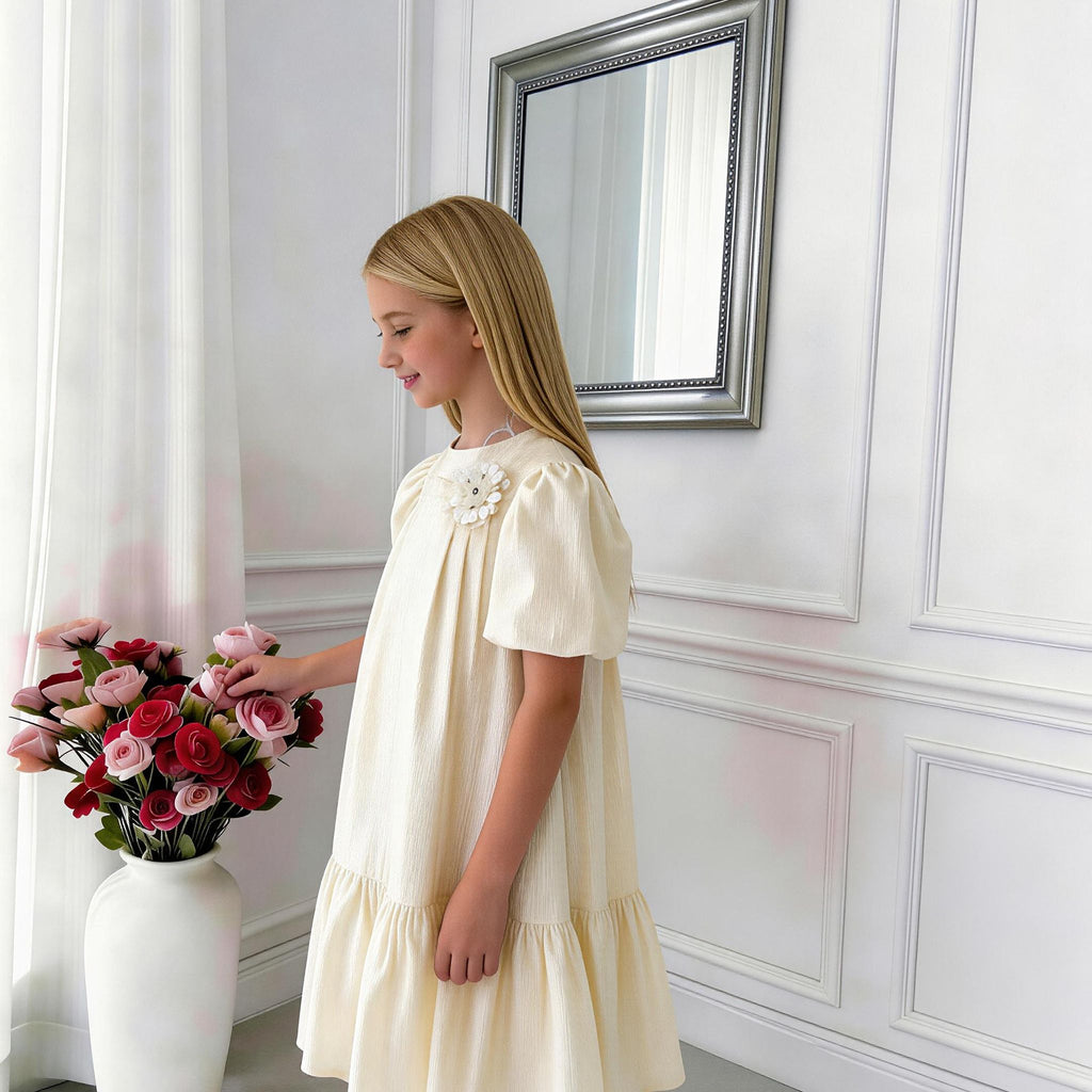 Lumière Girls Dress – Soft Structured Elegant Occasion Dress (RG9935)