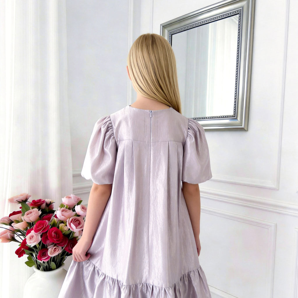 Lumière Girls Dress – Soft Structured Elegant Occasion Dress (RG9935)